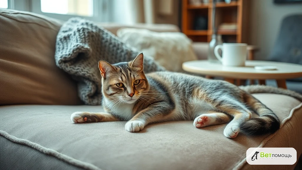 Учим кота умываться